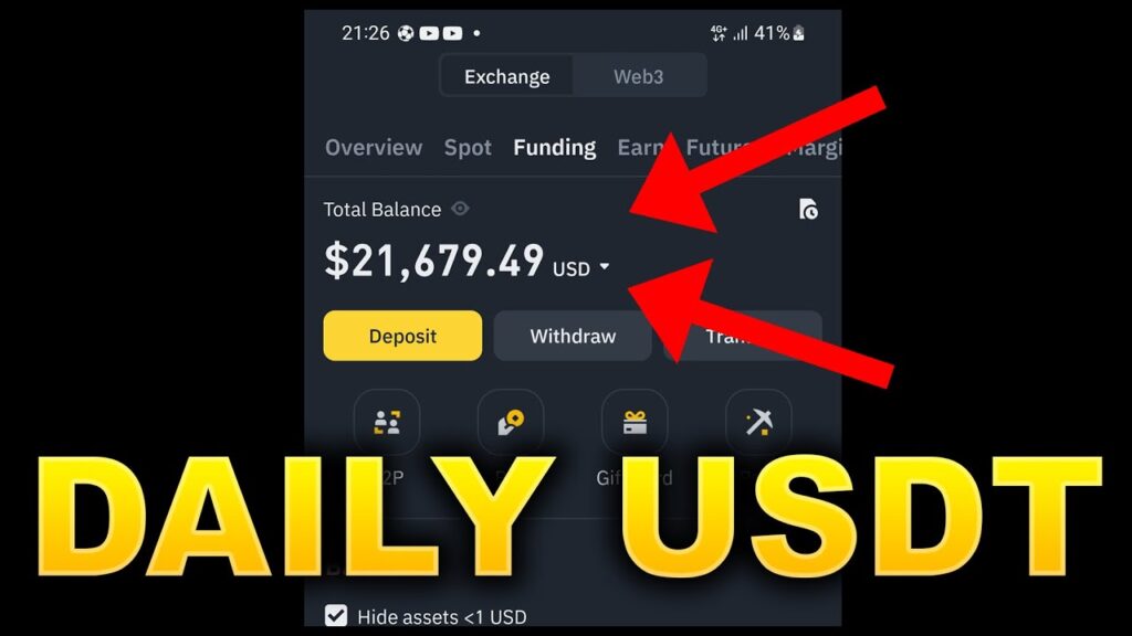 FREE USDT Daily 2024 - Instant Withdrawal From New FREE USDT Mining Site (Step By Step)