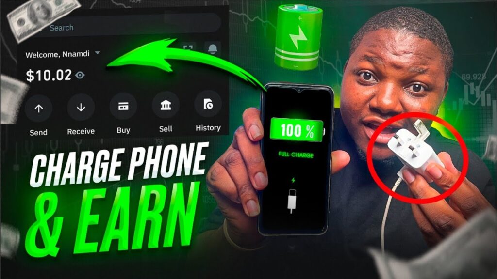 Earn $10.00 Charging Your PHONE (💰MY PROOF): Try This New Earning App Today | Make Money Online 2024
