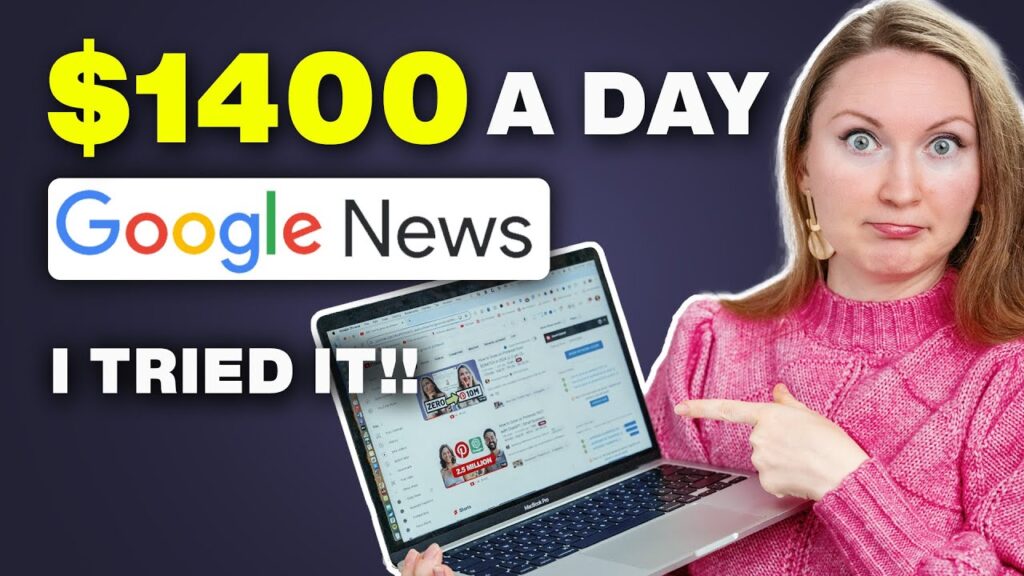 Earning $1400 a Day With Google News?



I TRIED Earning $1400 a Day With Google News! (FREE) Way to Make Money Online?!