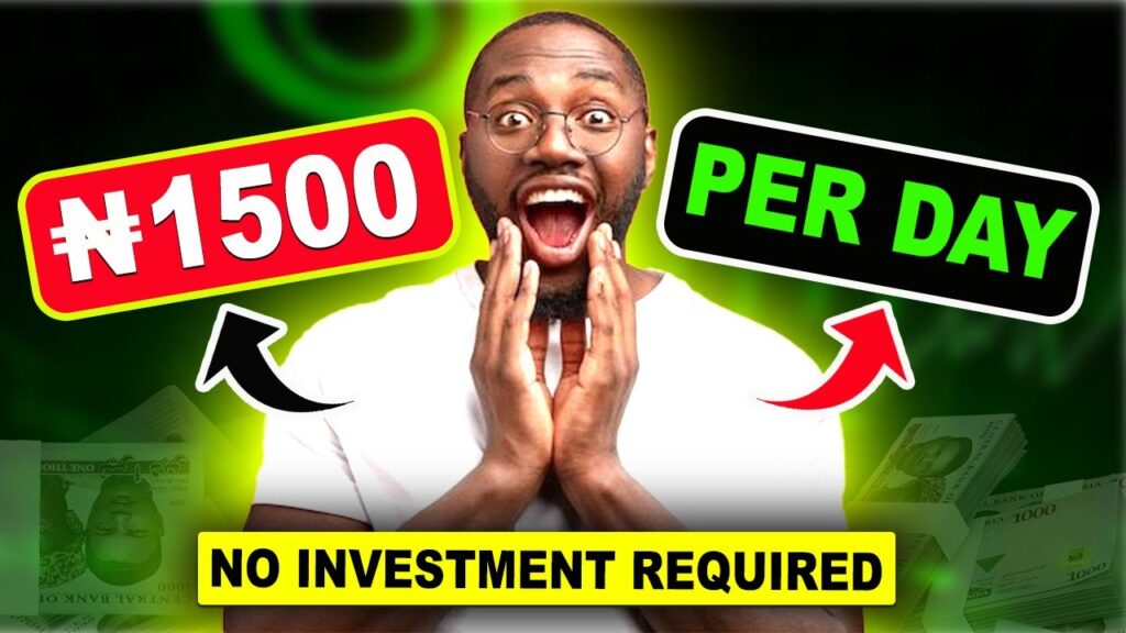 Make 1500 Naira Per Day from Your Phone without Investment (Make money Online 2024)